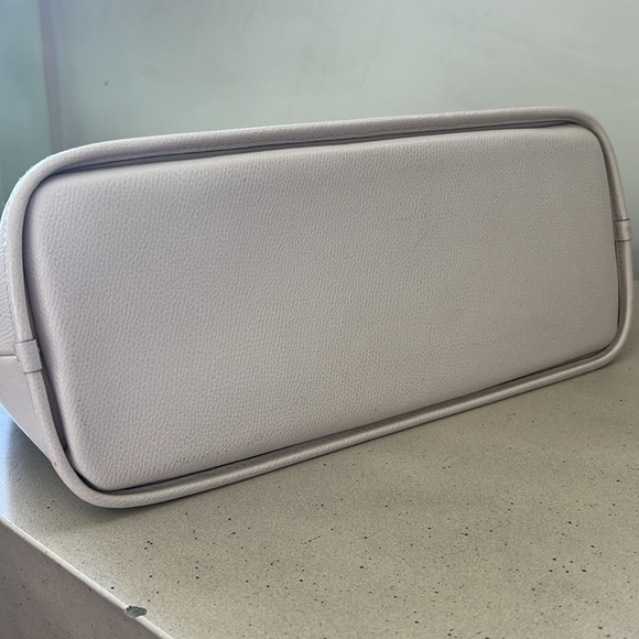 Coach Crossgrain Cora Domed Satchel Handbag - Taupe & Cream - Picture 8 of 8